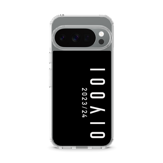 スリムプロテクションケース［ 100人10 - Logo vertical - Black ］