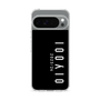 スリムプロテクションケース［ 100人10 - Logo vertical - Black ］