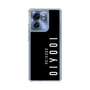 スリムプロテクションケース［ 100人10 - Logo vertical - Black ］