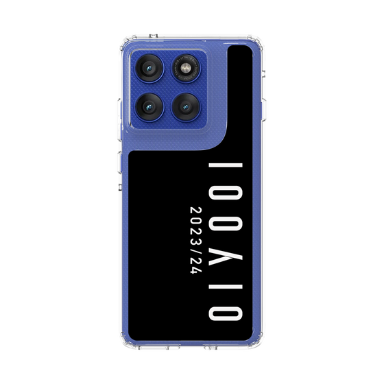 スリムプロテクションケース［ 100人10 - Logo vertical - Black ］