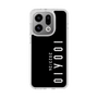 スリムプロテクションケース［ 100人10 - Logo vertical - Black ］