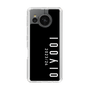 スリムプロテクションケース［ 100人10 - Logo vertical - Black ］