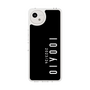 スリムプロテクションケース［ 100人10 - Logo vertical - Black ］