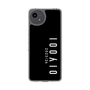 スリムプロテクションケース［ 100人10 - Logo vertical - Black ］