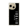 スリムプロテクションケース［ 100人10 - Logo vertical - Black ］