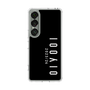 スリムプロテクションケース［ 100人10 - Logo vertical - Black ］