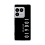 スリムプロテクションケース［ 100人10 - Logo vertical - Black ］