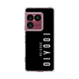 スリムプロテクションケース［ 100人10 - Logo vertical - Black ］