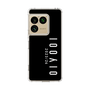 スリムプロテクションケース［ 100人10 - Logo vertical - Black ］