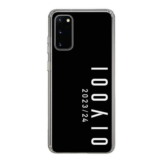 スリムプロテクションケース［ 100人10 - Logo vertical - Black ］