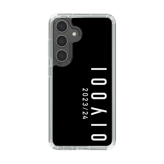 スリムプロテクションケース［ 100人10 - Logo vertical - Black ］