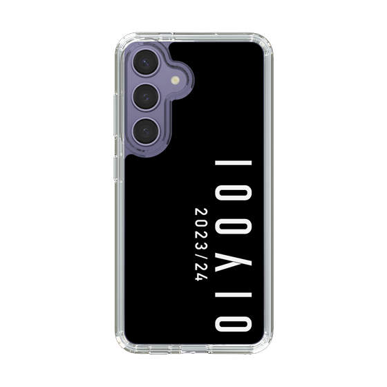 スリムプロテクションケース［ 100人10 - Logo vertical - Black ］