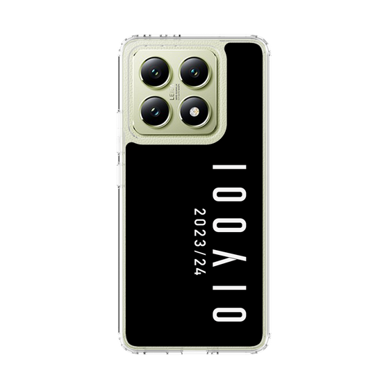 スリムプロテクションケース［ 100人10 - Logo vertical - Black ］