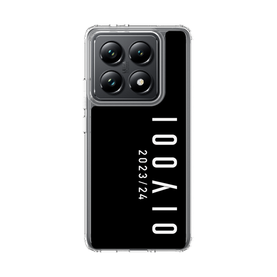 スリムプロテクションケース［ 100人10 - Logo vertical - Black ］
