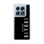 スリムプロテクションケース［ 100人10 - Logo vertical - Black ］