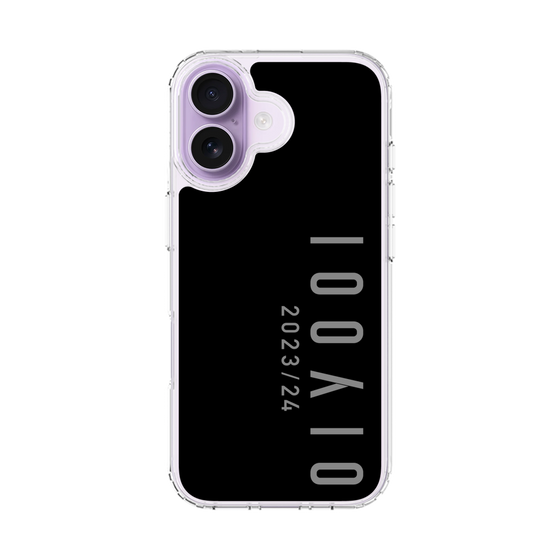 スリムプロテクションケース［ 100人10 - Logo vertical - Gray ］