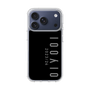 スリムプロテクションケース［ 100人10 - Logo vertical - Gray ］