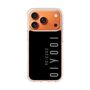 スリムプロテクションケース［ 100人10 - Logo vertical - Gray ］