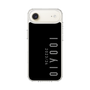 スリムプロテクションケース［ 100人10 - Logo vertical - Gray ］