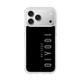 スリムプロテクションケース［ 100人10 - Logo vertical - Gray ］