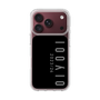 スリムプロテクションケース［ 100人10 - Logo vertical - Gray ］