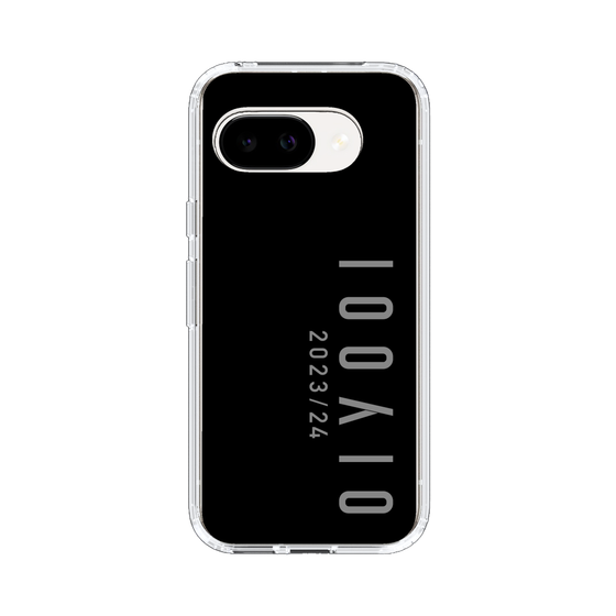 スリムプロテクションケース［ 100人10 - Logo vertical - Gray ］