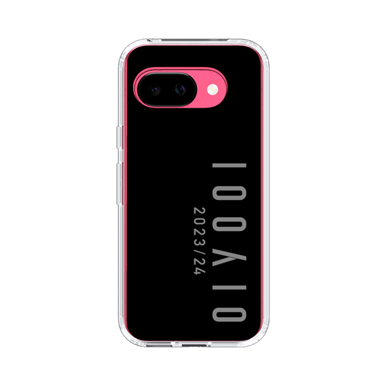 スリムプロテクションケース［ 100人10 - Logo vertical - Gray ］