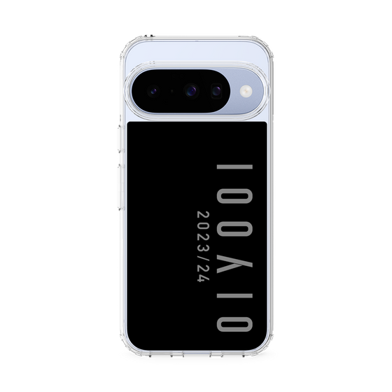 スリムプロテクションケース［ 100人10 - Logo vertical - Gray ］