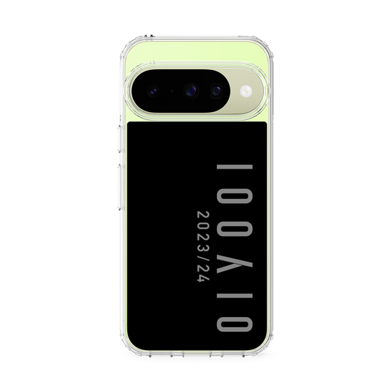 スリムプロテクションケース［ 100人10 - Logo vertical - Gray ］