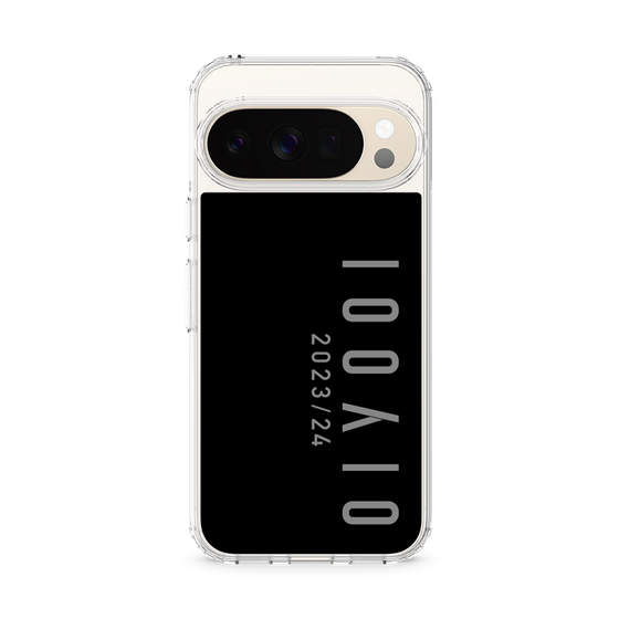 スリムプロテクションケース［ 100人10 - Logo vertical - Gray ］