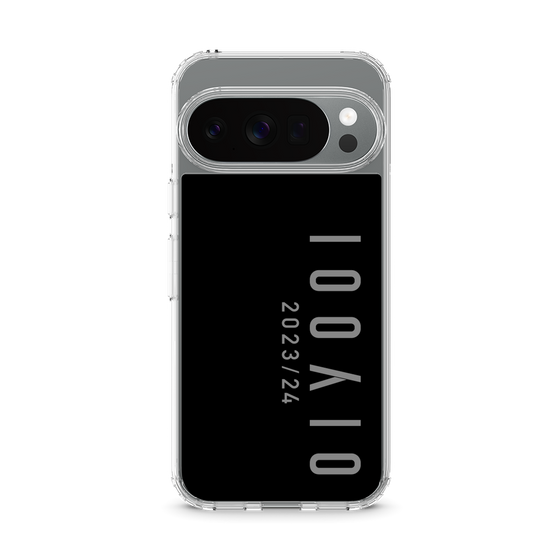 スリムプロテクションケース［ 100人10 - Logo vertical - Gray ］