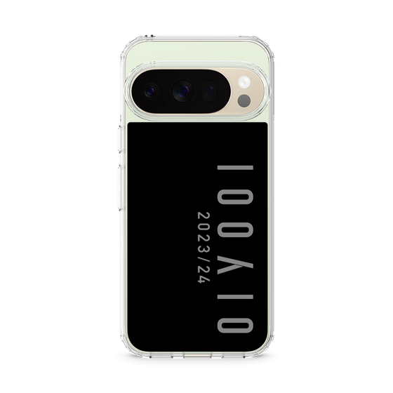スリムプロテクションケース［ 100人10 - Logo vertical - Gray ］