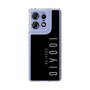 スリムプロテクションケース［ 100人10 - Logo vertical - Gray ］