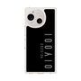 スリムプロテクションケース［ 100人10 - Logo vertical - Gray ］