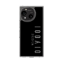 スリムプロテクションケース［ 100人10 - Logo vertical - Gray ］
