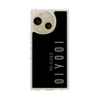 スリムプロテクションケース［ 100人10 - Logo vertical - Gray ］