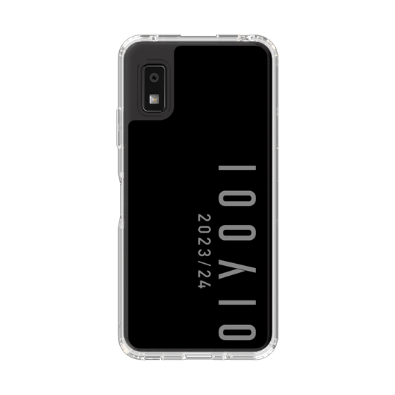 スリムプロテクションケース［ 100人10 - Logo vertical - Gray ］