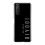 スリムプロテクションケース［ 100人10 - Logo vertical - Gray ］
