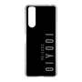 スリムプロテクションケース［ 100人10 - Logo vertical - Gray ］