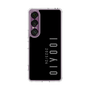 スリムプロテクションケース［ 100人10 - Logo vertical - Gray ］