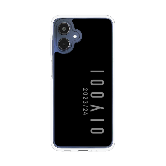 スリムプロテクションケース［ 100人10 - Logo vertical - Gray ］