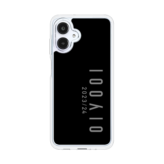 スリムプロテクションケース［ 100人10 - Logo vertical - Gray ］