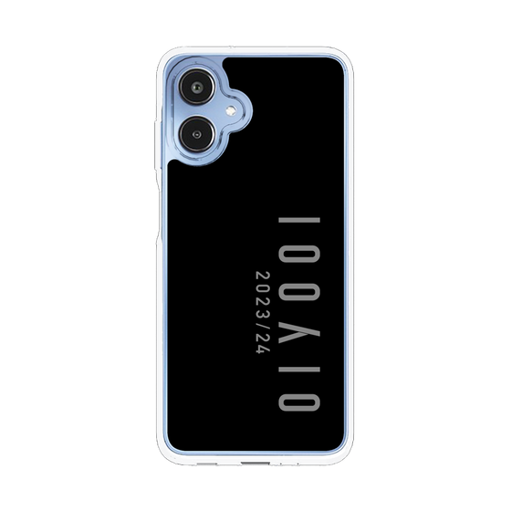 スリムプロテクションケース［ 100人10 - Logo vertical - Gray ］