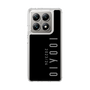 スリムプロテクションケース［ 100人10 - Logo vertical - Gray ］