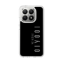 スリムプロテクションケース［ 100人10 - Logo vertical - Gray ］