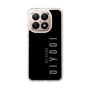 スリムプロテクションケース［ 100人10 - Logo vertical - Gray ］
