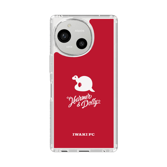 スリムプロテクションケース［ いわきFC - ハーマー&ドリー シルエット - Red ］