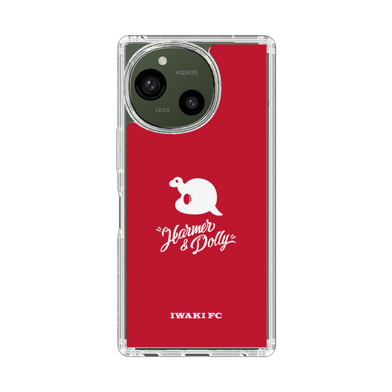 スリムプロテクションケース［ いわきFC - ハーマー&ドリー シルエット - Red ］