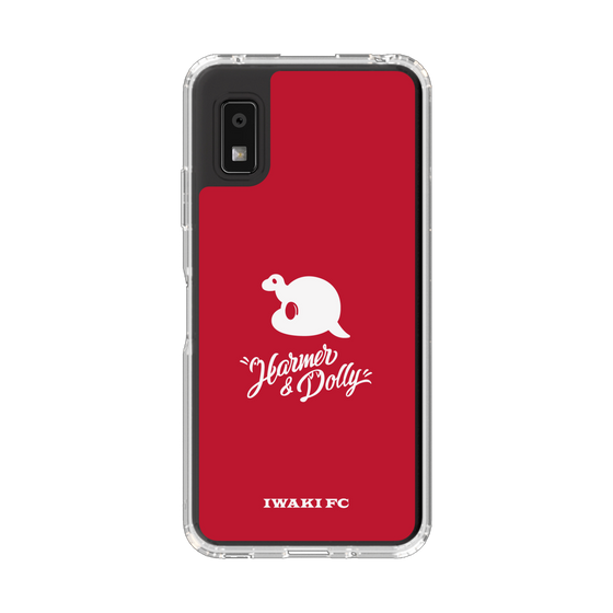 スリムプロテクションケース［ いわきFC - ハーマー&ドリー シルエット - Red ］
