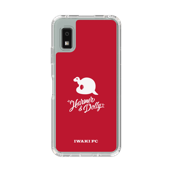 スリムプロテクションケース［ いわきFC - ハーマー&ドリー シルエット - Red ］